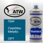 Preview: Opel, Capeblau Metallic, OPT: 400ml Sprühdose, von ATW Autoteile West.